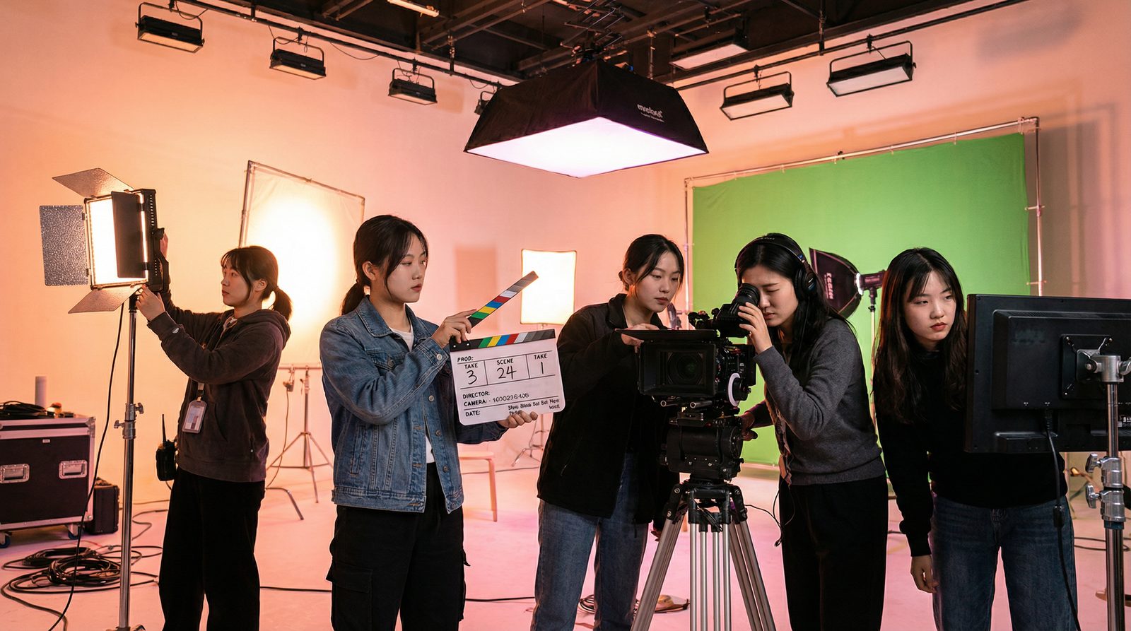 大象传媒影视拍摄现场